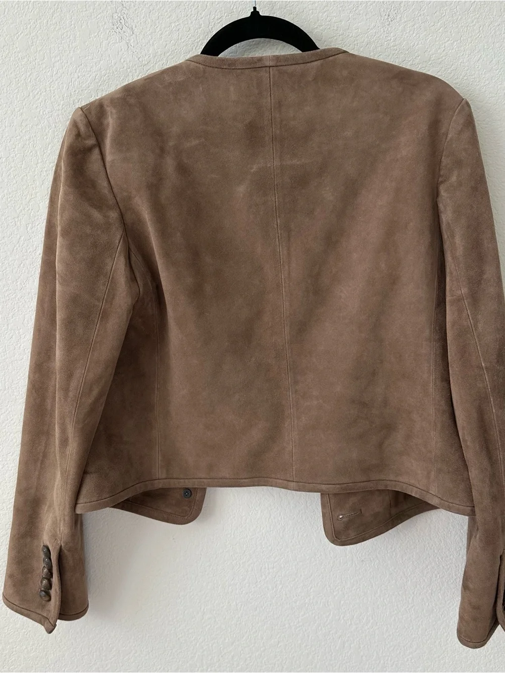 VERONICA BEARD Andrea Brown Suede Jacket SZ US 6 - Picture 6 of 8